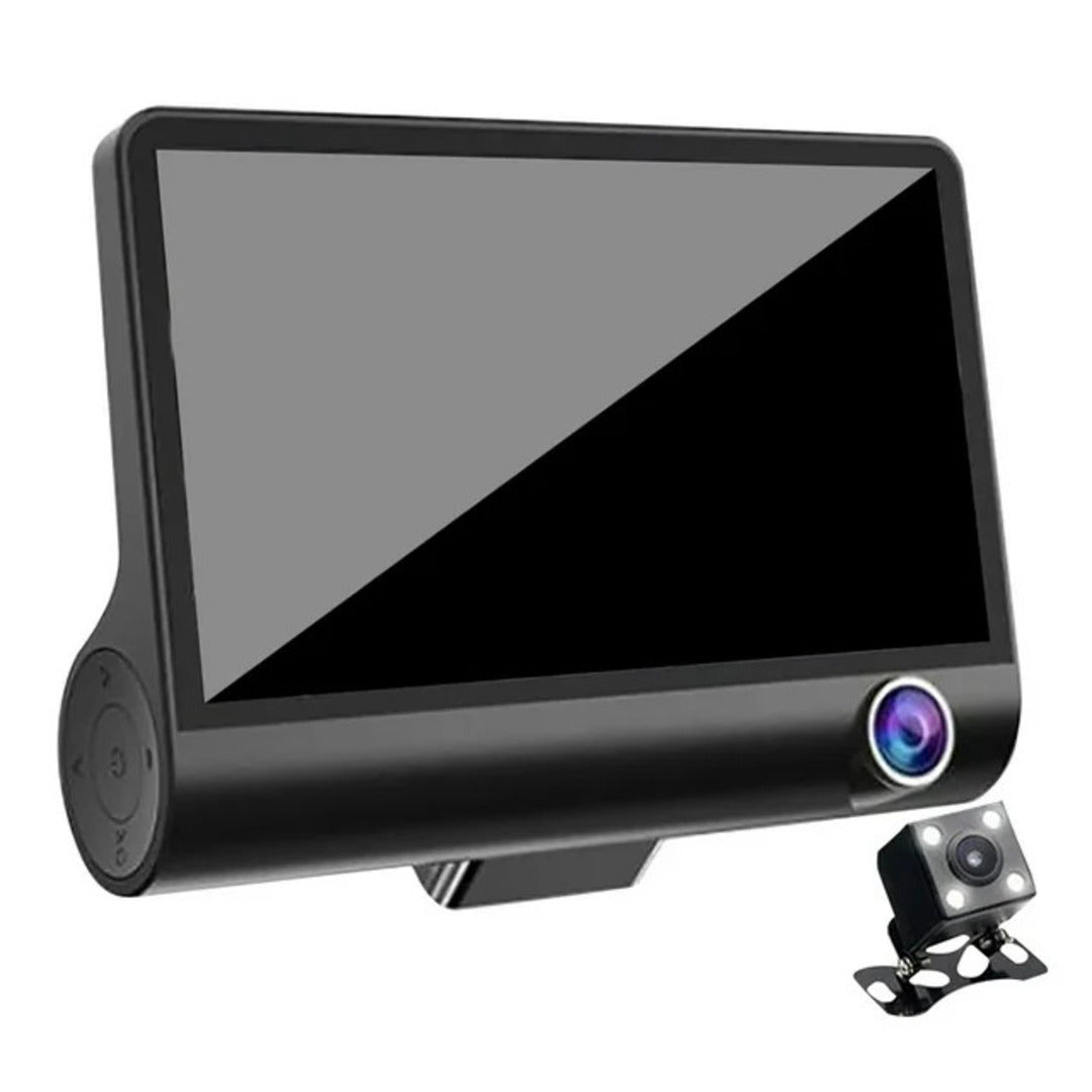 Universal Car DVR Dash Camera, FHD 1080P Wide Angle Car DVR Rearview Video Dash Cam Recorder Camera LCD Screen