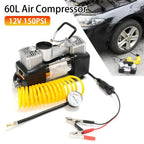 Car Heavy Duty 12V 30mm Double Cylinder Air Compressor 628-4×4