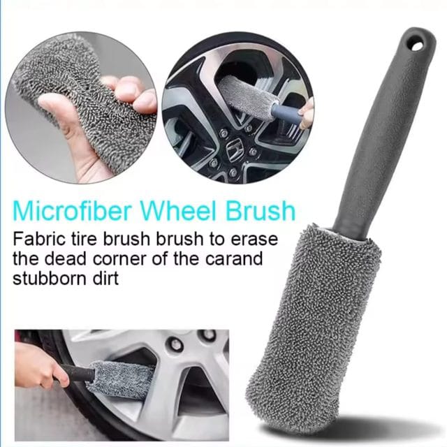 Pro User 9pc Microfibre Car Cleaning Kit – Car Wash & Detailing Kit with Mitt, Cloths, Sponge & Wheel Brush