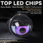 Universal Demon Eyes Light for Cars 12V Demon Eye Light LED Dynamic 33 Function Devil Eye Car Lights 2 Pcs Set
