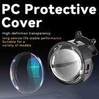 Universal Demon Eyes Light for Cars 12V Demon Eye Light LED Dynamic 33 Function Devil Eye Car Lights 2 Pcs Set