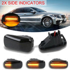 2 Pcs Set Universal Smoke Style Side Fender Indicator in Smoke Color