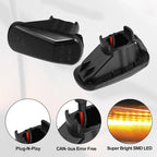 2 Pcs Set Universal Smoke Style Side Fender Indicator in Smoke Color
