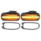 2 Pcs Set Universal Smoke Style Side Fender Indicator in Smoke Color