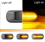 2 Pcs Set Universal Smoke Style Side Fender Indicator in Smoke Color
