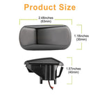 2 Pcs Set Universal Smoke Style Side Fender Indicator in Smoke Color
