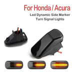 2 Pcs Set Universal Smoke Style Side Fender Indicator in Smoke Color