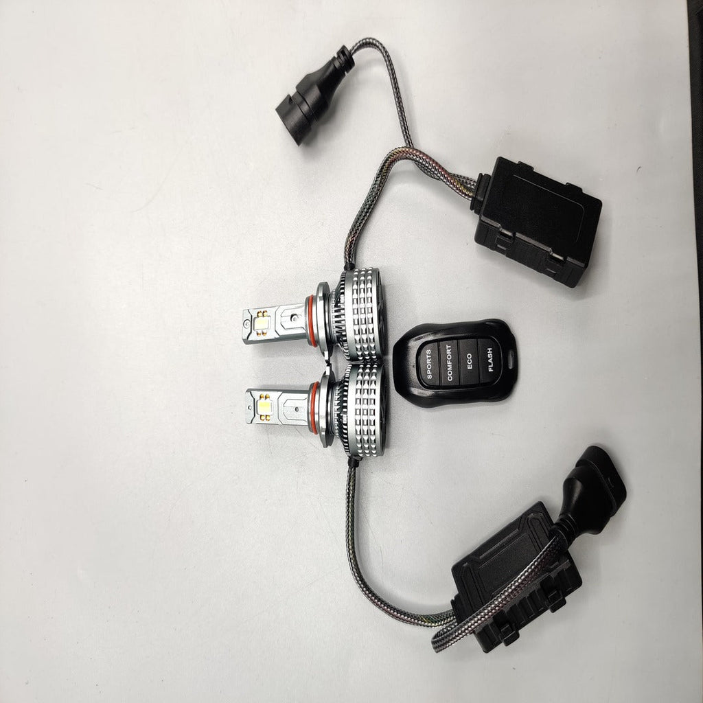 Car Beats Dual Color Original 85W LED Light With Flasher And Remote For Car 2 Pcs Set