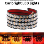 1 Pc Universal 48 Inch Jeep Flexible Tail light Strip With Flowing Turn Signals Led Function