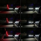 Universal Interior Car Door Opening Warning LED Light Strips, 2 Pcs Set