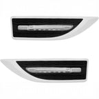 Universal Car Side Fender Light Led Indicator Lamp, 2 Pcs Set (White)
