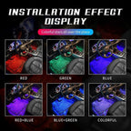 Car Seat Bottom Starlights Car LED Atmosphere Light RGB Remote & App Control