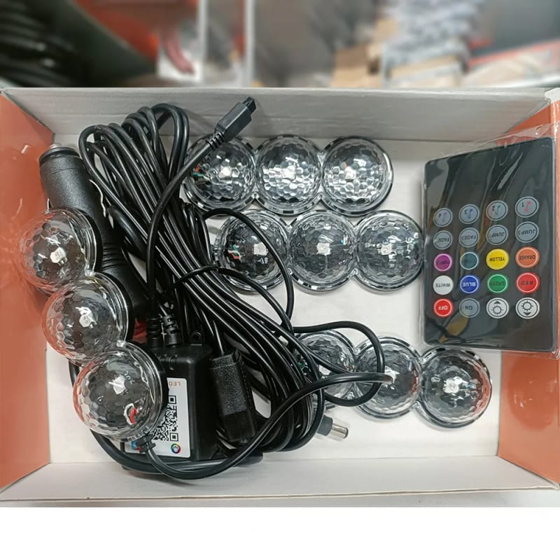 Car Seat Bottom Starlights Car LED Atmosphere Light RGB Remote & App Control